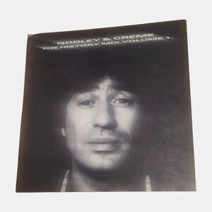 Godley & Creme History Mix Volume 1 Double Sided Flat Promo Poster 12x12 80s VTG